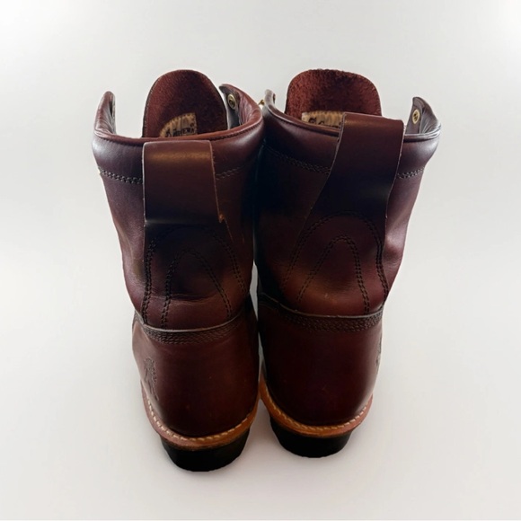 Chippewa Men's Dark Brown Leather Boots Size 12 - Picture 4 of 14